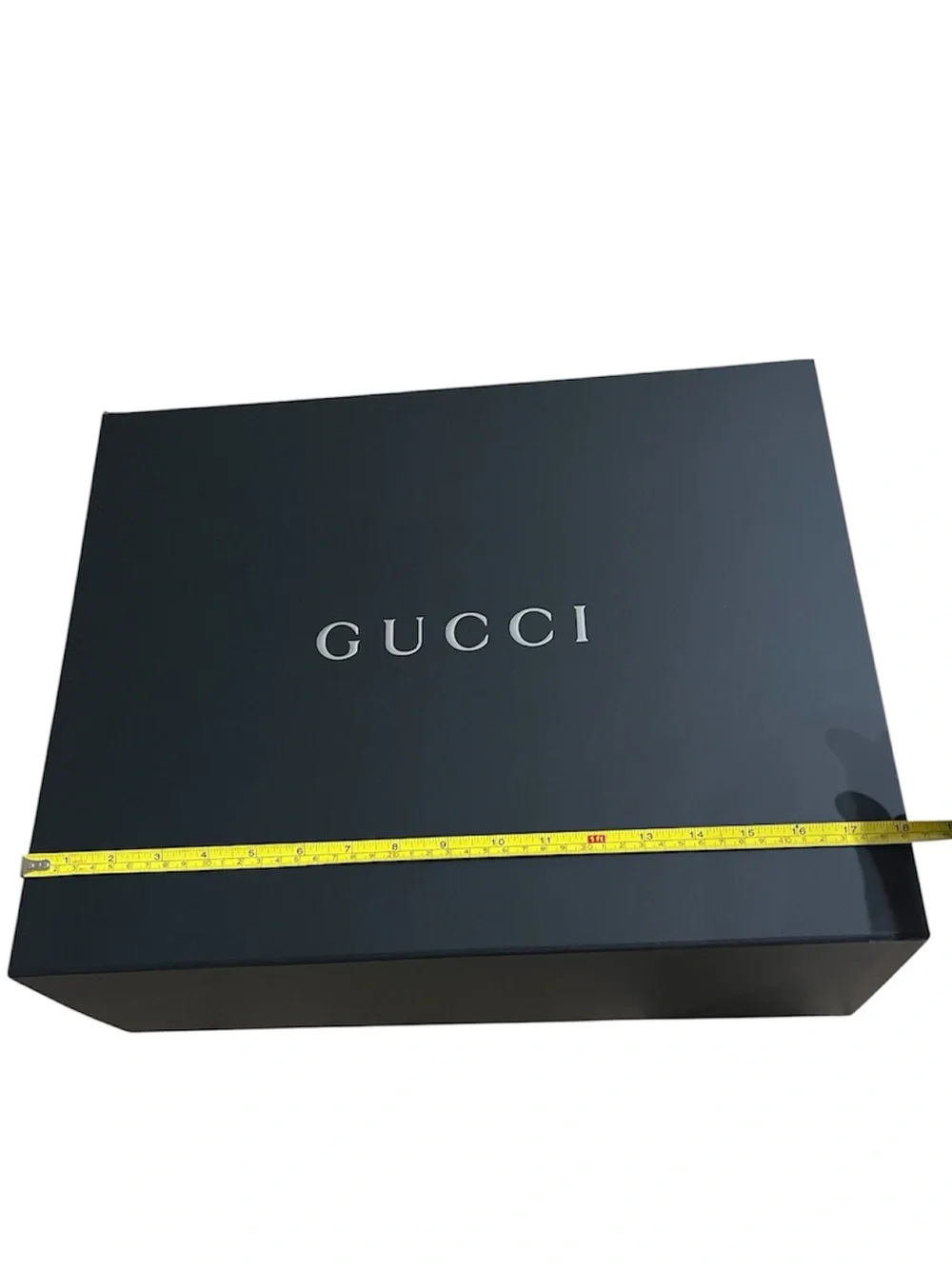 Authentic Gucci Black Box with Silver Logo